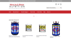 Desktop Screenshot of healthbodynutrition.ca